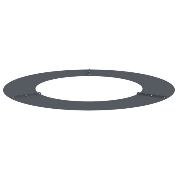 vidaXL plastový kvetináč Antracit Plast Veľký Odolný Okrúhly Moderný – Obrázok 4