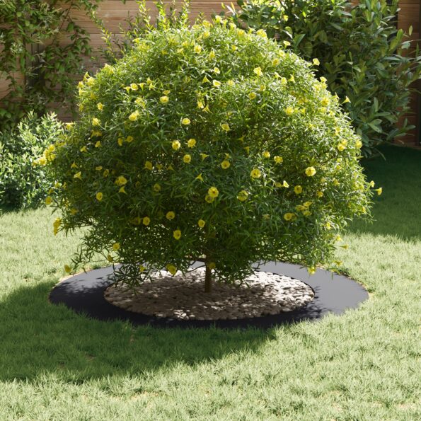 vidaXL Antracitový kvetináč Antracitová Kov Veľký Kvetináč Okrúhly – Obrázok 3