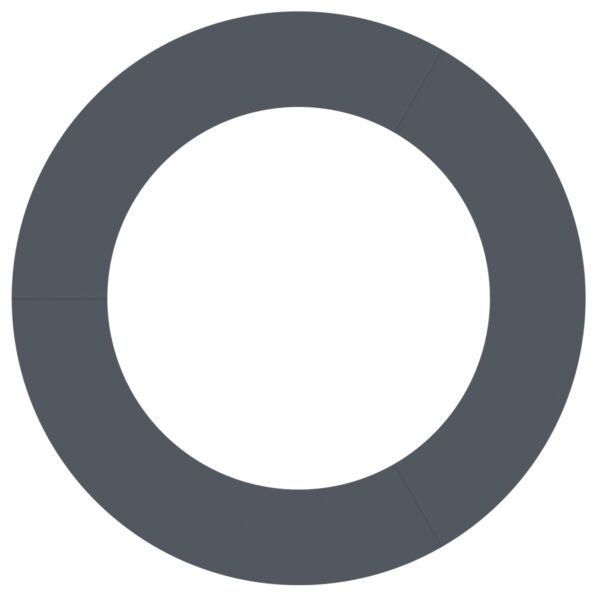 vidaXL Antracitový kvetináč Antracitová Kov Veľký Kvetináč Okrúhly – Obrázok 5