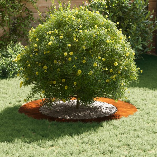 vidaXL Kvetináč z cortenovej ocele Cortenová oceľ Veľký Dekoratívne vložky – Obrázok 3