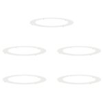 vidaXL Biele Kvetináče Biela Plast Veľký Biely Kvetináč Okrúhly – Obrázok 2