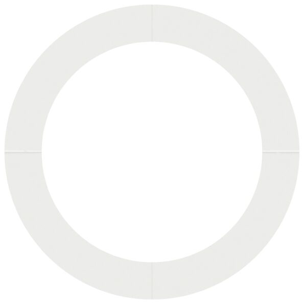 vidaXL Biele Kvetináče Biela Plast Veľký Biely Kvetináč Okrúhly – Obrázok 5