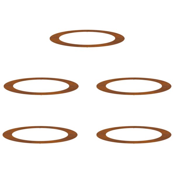 vidaXL Kvetináč z cortenovej ocele Cortenová oceľ Veľký Kvetináče – Obrázok 2