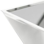 vidaXL kovový kvetináč pozinkovaná oceľ 35 x 35 x 15 cm kvetináče – Obrázok 9