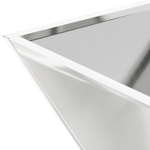 vidaXL kovový kvetináč pozinkovaná oceľ 35 x 35 x 15 cm kvetináče – Obrázok 9