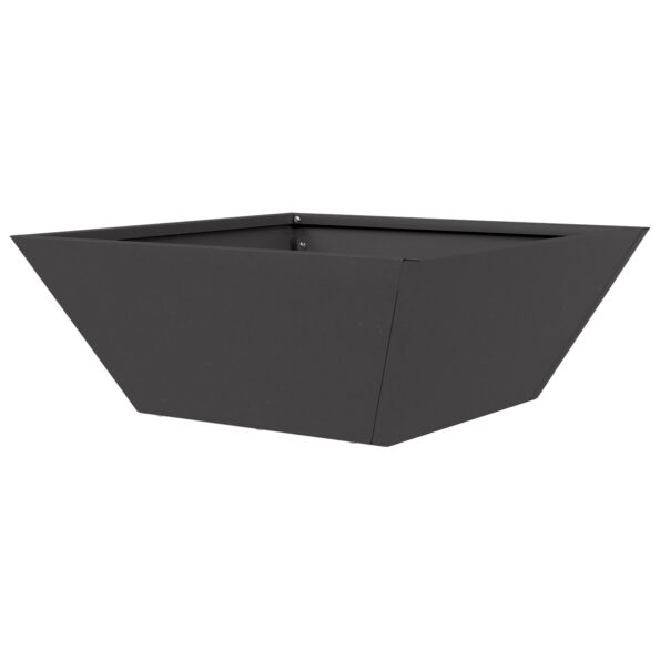 873810_7.jpg vidaXL Kovový kvetináč Čierny Kov 40 x 40 x 15 cm Trvácny – Obrázok 7
