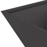 vidaXL Kovový kvetináč Čierny Kov 40 x 40 x 15 cm Trvácny – Obrázok 9