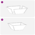 vidaXL Plastová súprava kvetináčov Biela Plast 40 x 40 x 15 cm – Obrázok 11