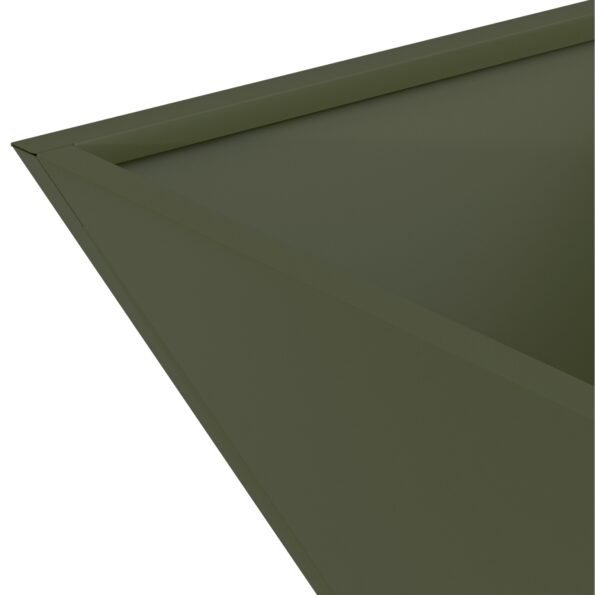 vidaXL Záhradný kvetináč 5 pcs Olivová zelená 40 x 40 x 15 cm – Obrázok 10