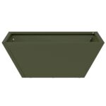 vidaXL Záhradný kvetináč 5 pcs Olivová zelená 40 x 40 x 15 cm – Obrázok 7