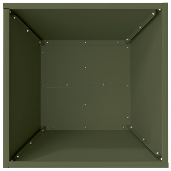 vidaXL Záhradný kvetináč 5 pcs Olivová zelená 40 x 40 x 15 cm – Obrázok 9