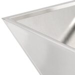 vidaXL Kovový kvetináč Nehrdzavejúca oceľ 40 x 40 x 15 cm Odolný – Obrázok 10
