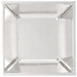 vidaXL Kovový kvetináč Nehrdzavejúca oceľ 40 x 40 x 15 cm Odolný – Obrázok 9