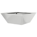 vidaXL Oceľový kvetináč Pozinkovaná oceľ 40 x 40 x 15 cm – Obrázok 7