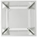 vidaXL Oceľový kvetináč Pozinkovaná oceľ 40 x 40 x 15 cm – Obrázok 8