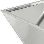 vidaXL Oceľový kvetináč Pozinkovaná oceľ 40 x 40 x 15 cm – Obrázok 9