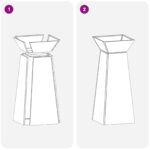 vidaXL Stojan na rastliny Zinkovaná oceľ 40 x 40 x 101 cm – Obrázok 12