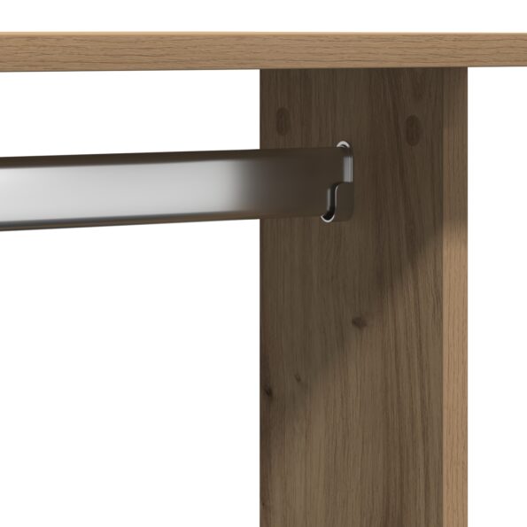 873908_8.jpg vidaXL Skriňa na kolieskach s povrchom z dubového dreva 102x38x110 cm z inžinierskeho dreva – Obrázok 8