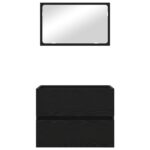 vidaXL 2-dielny set kúpeľňového nábytku čierny dub inžinierske drevo – Obrázok 8