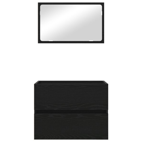 vidaXL 2-dielny set kúpeľňového nábytku čierny dub inžinierske drevo – Obrázok 8