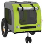 vidaXL Zelený kočík pre psov Polyester, Oceľ 124 x 53 x 53 cm Skladací – Obrázok 8