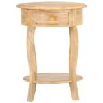 vidaXL Bočný stôl 37x37x61 cm masívne mangovníkové drevo – Obrázok 2