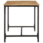 vidaXL Jedálenský stôl 140x70x75 cm masívne surové mangovníkové drevo – Obrázok 3