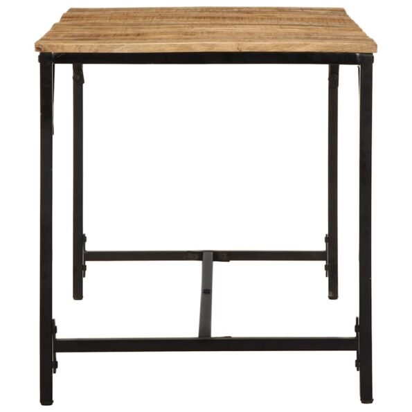 vidaXL Jedálenský stôl 140x70x75 cm masívne surové mangovníkové drevo – Obrázok 3