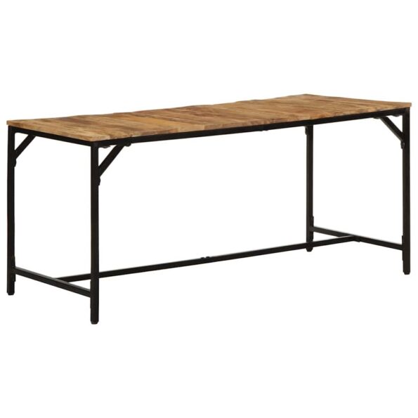 373605_1.jpg vidaXL Jedálenský stôl 160x80x75 cm masívne surové mangovníkové drevo – Obrázok 1