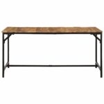 vidaXL Jedálenský stôl 160x80x75 cm masívne surové mangovníkové drevo – Obrázok 2