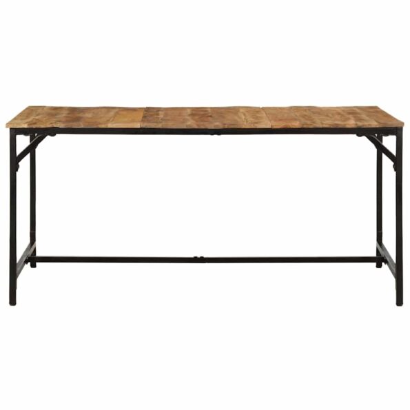 373605_2.jpg vidaXL Jedálenský stôl 160x80x75 cm masívne surové mangovníkové drevo – Obrázok 2
