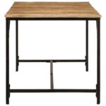vidaXL Jedálenský stôl 160x80x75 cm masívne surové mangovníkové drevo – Obrázok 3