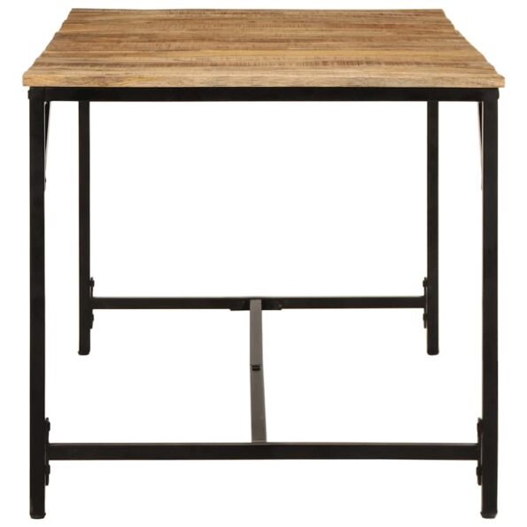 373605_3.jpg vidaXL Jedálenský stôl 160x80x75 cm masívne surové mangovníkové drevo – Obrázok 3