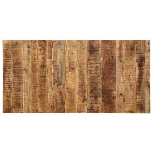 373605_4.jpg vidaXL Jedálenský stôl 160x80x75 cm masívne surové mangovníkové drevo – Obrázok 4