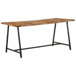 vidaXL Jedálenský stôl 160x80x75 cm masívne mangovníkové drevo
