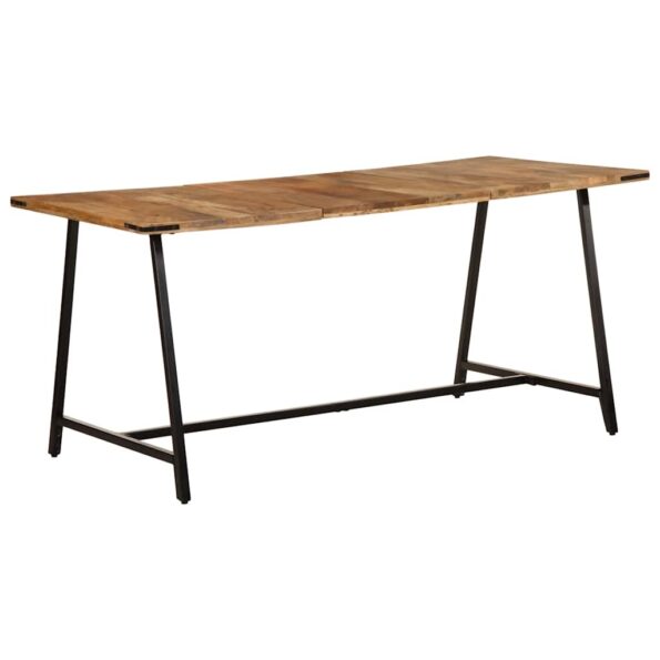 373610_10.jpg vidaXL Jedálenský stôl 160x80x75 cm masívne mangovníkové drevo – Obrázok 10