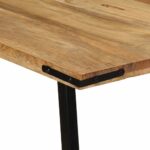 vidaXL Jedálenský stôl 160x80x75 cm masívne mangovníkové drevo – Obrázok 5