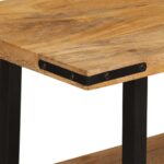 vidaXL Konzolový stolík 180x35x70 cm masívne mangovníkové drevo – Obrázok 5