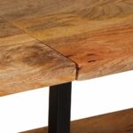 vidaXL Konzolový stolík 180x35x70 cm masívne mangovníkové drevo – Obrázok 6