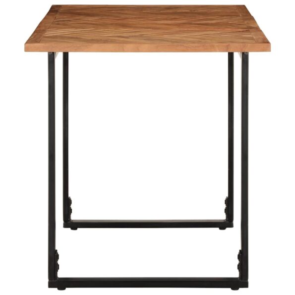373617_3.jpg vidaXL Jedálenský stôl 140x70x75 cm, akáciový masív – Obrázok 3