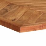 vidaXL Jedálenský stôl 140x70x75 cm, akáciový masív – Obrázok 5