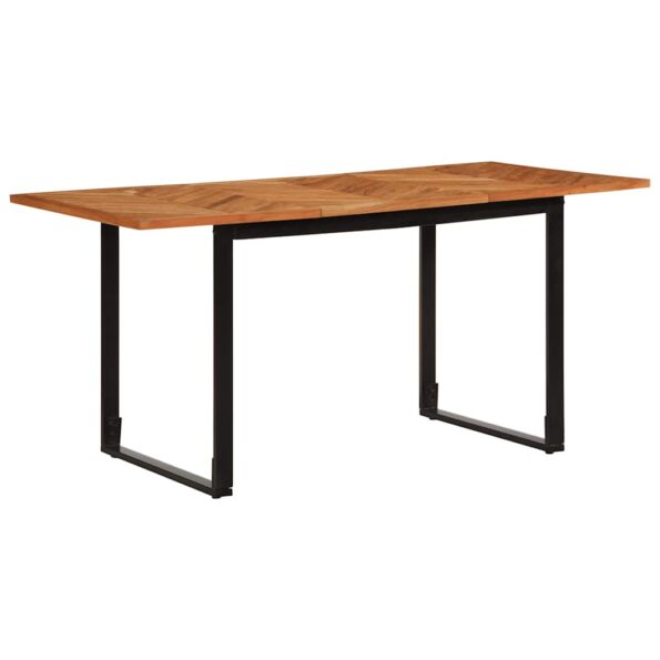 373618_1.jpg vidaXL Jedálenský stôl 160x80x75 cm, akáciový masív – Obrázok 1