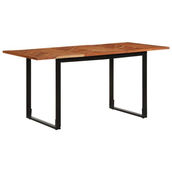 373618_11.jpg vidaXL Jedálenský stôl 160x80x75 cm, akáciový masív – Obrázok 11