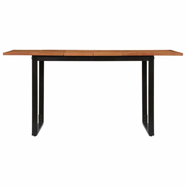 373618_2.jpg vidaXL Jedálenský stôl 160x80x75 cm, akáciový masív – Obrázok 2