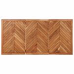 vidaXL Jedálenský stôl 160x80x75 cm, akáciový masív – Obrázok 4