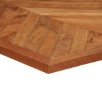 vidaXL Jedálenský stôl 160x80x75 cm, akáciový masív – Obrázok 5