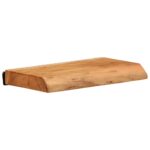 vidaXL Nástenné police 2 ks 30x20x3,5 cm, akáciový masív – Obrázok 2