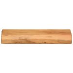 vidaXL Nástenné police 2 ks 30x20x3,5 cm, akáciový masív – Obrázok 3