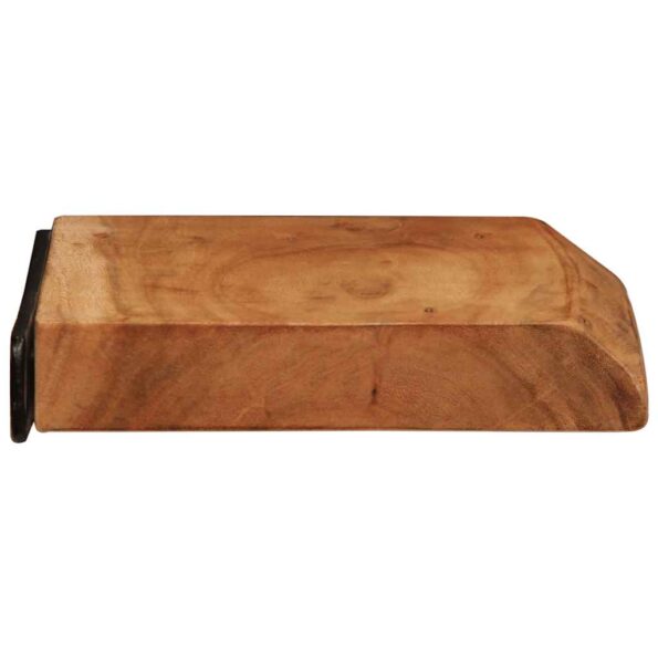 373623_4.jpg vidaXL Nástenné police 2 ks 30x20x3,5 cm, akáciový masív – Obrázok 4