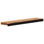 vidaXL Nástenné police 2 ks 60x20x3,5 cm, akáciový masív – Obrázok 5